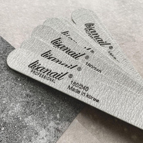 Lisanail пилка широкая 180/240 грит