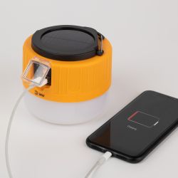 Фонарь кемпинговый светодиодный ЭРА KA-601 Пегас аккумуляторный, на солнечной батарее + дистанционный пульт