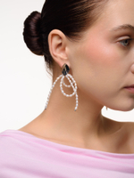 Серьги "Glide bow" Silver