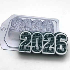 Форма пластиковая 2026 / Скандинавский орнамент