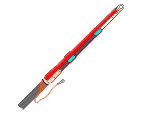 Муфта термоусаживаемая концевая внутренней установки для одножильного кабеля с пластмассовой изоляцией из сшитого полиэтилена, на напряжение до 35 КВ включительно ПКВТ(н)-0-35-240 (с наконечником НС240) (комплект на 3 фазы)