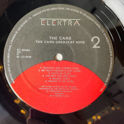 Винтажная виниловая пластинка LP The Cars Greatest Hits (USA 1985)