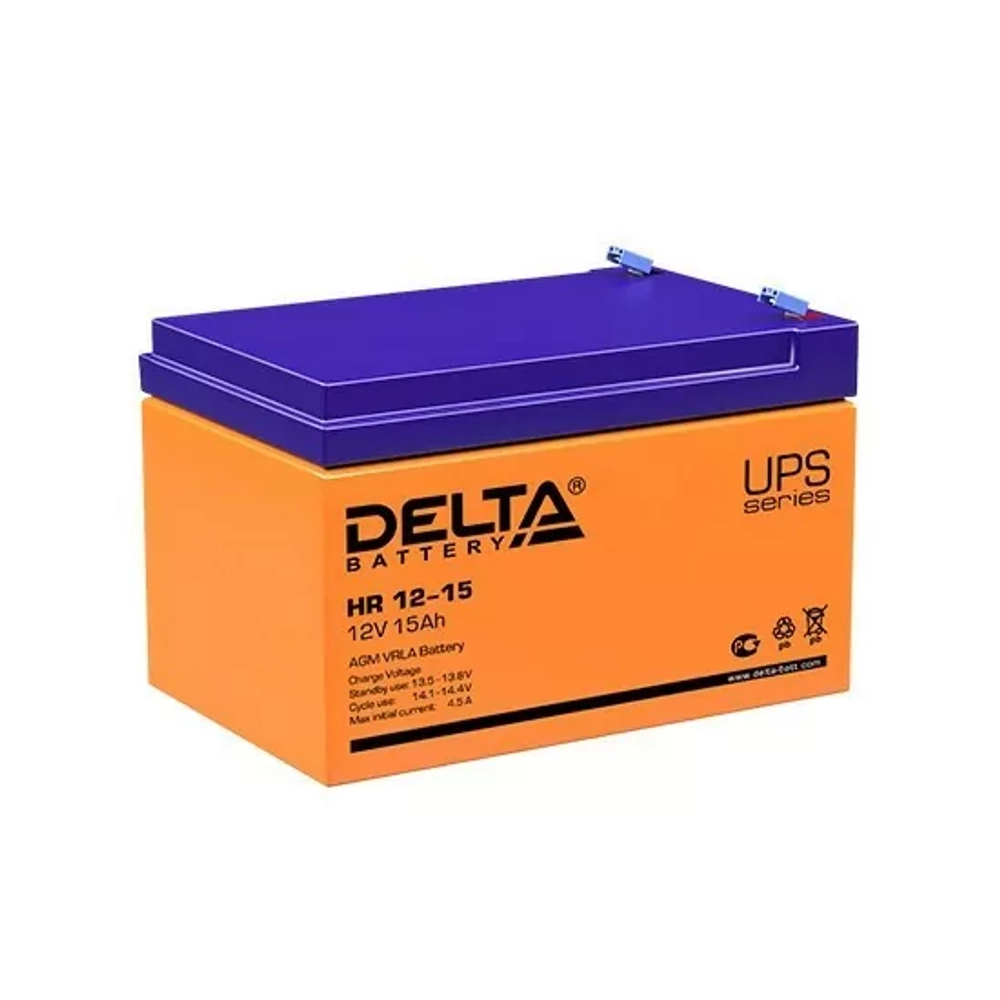 Аккумуляторные батареи Delta HR 12-15