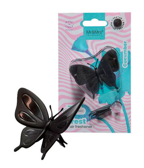 Аромадекор для автомобиля и дома FOREST БАБОЧКА (экзотический огурец) в блистере, Mr&Mrs Fragrance
