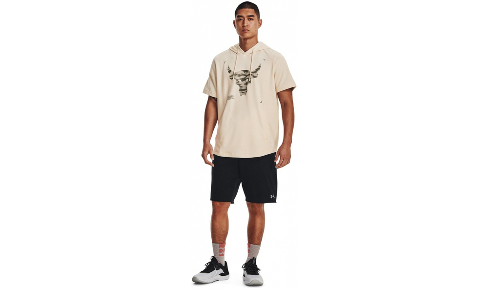 Футболка мужская Under Armour UA Pjt Rock Terry SS HD-WHT