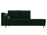 Кушетка Прайм левая, Зеленый, Велюр, 100875L