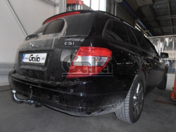 Фаркоп оцинкованный Galia M125C для Mercedes C-Class W204 седан 2007-2014 / S204 универсал 2007-2014(паспорт и сертификат в комплекте)(без электрики)