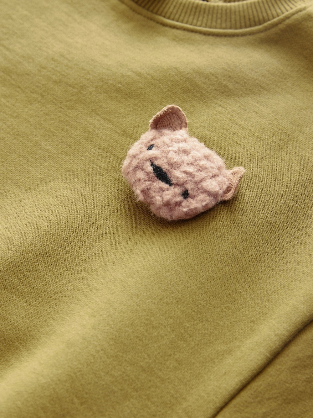 Толстовка и брюки в комплекте для девочки Next B97-372, Коричневый, Хаки