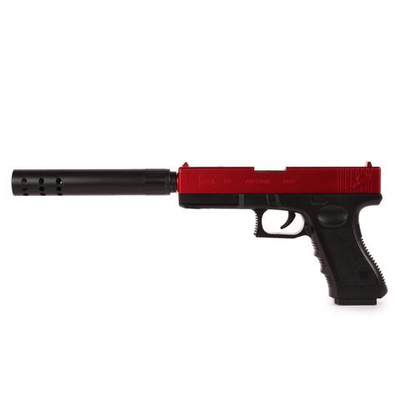 Пистолет с мягк.пулями, коробка YS08-1