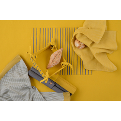 Корзинка для хлеба 30х30 Tkano Prairie Полоски горчичная