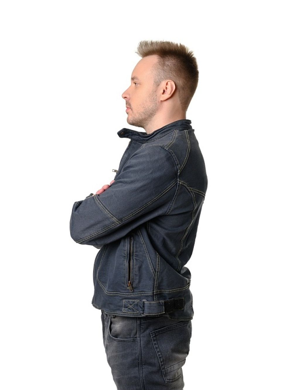 Ghost / Slim fit Cordura Denim стрейч / Серый