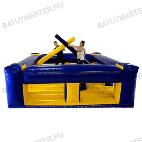 Надувная игра "Гладиаторы" с бортами на два участника