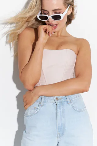 Корсет жемчужный