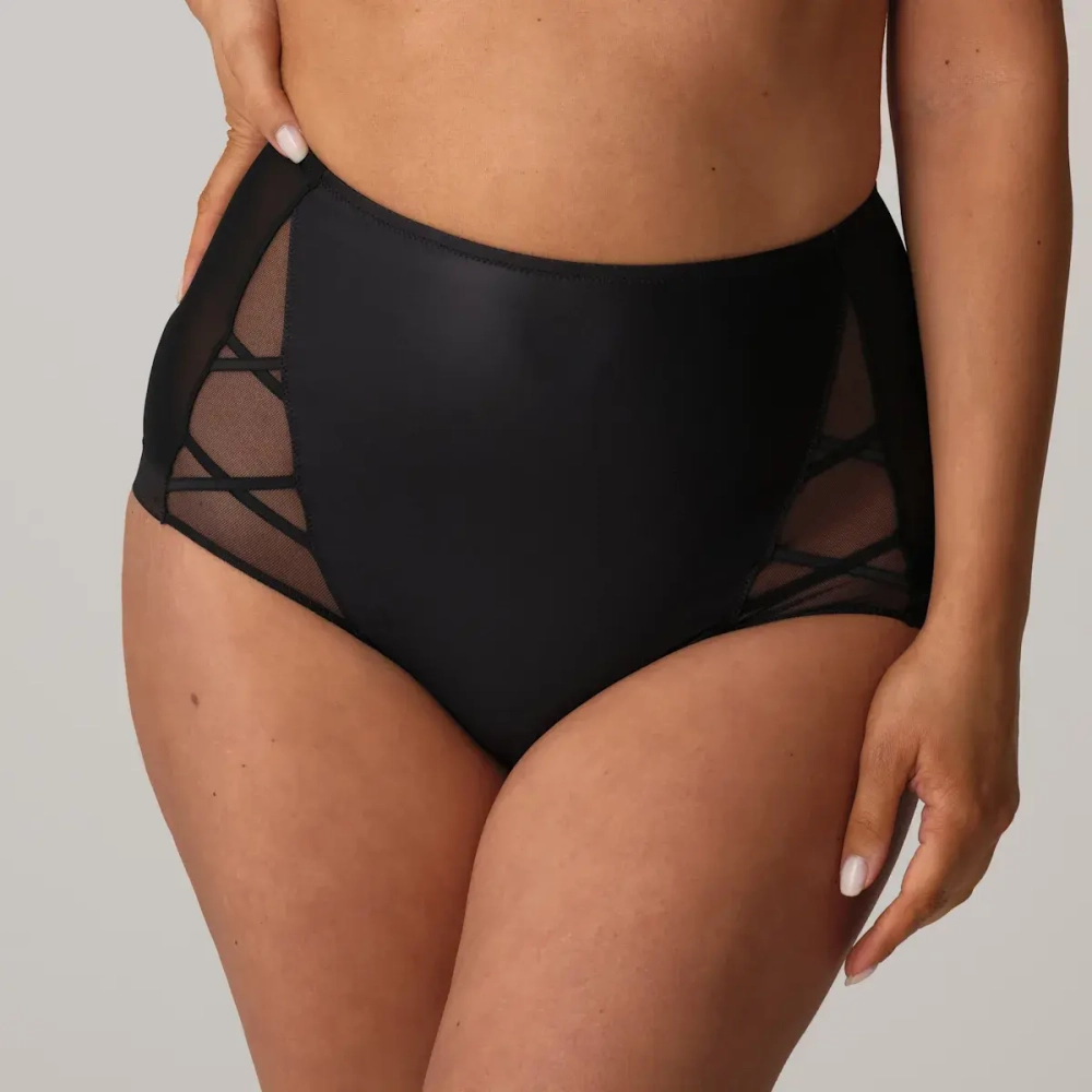 PRIMADONNA Twist Zipolite Трусы с высокой талией, черный
