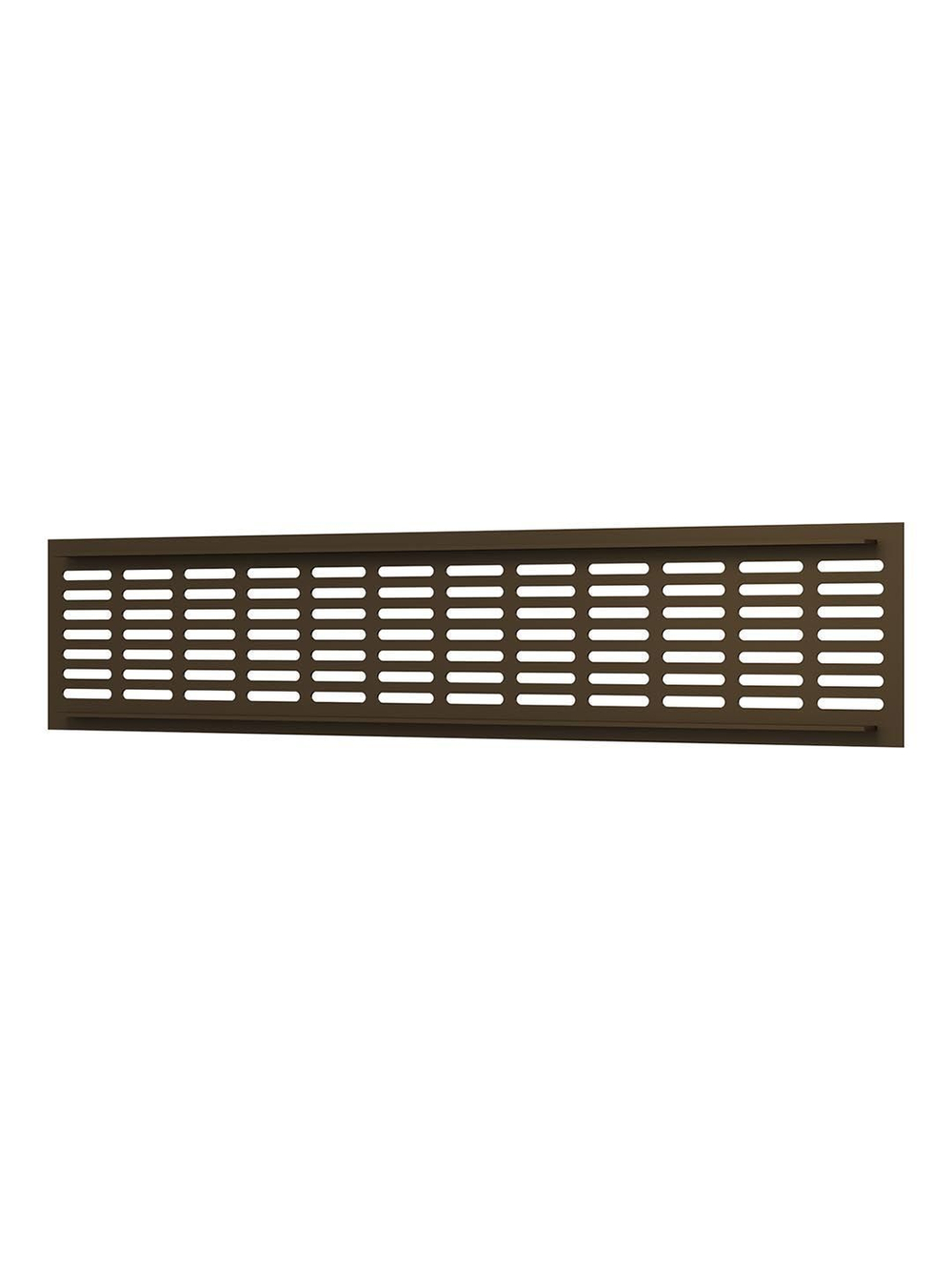 Решетка вентиляционная DP AL переточная 480х100 алюминий Dark bronze ERA