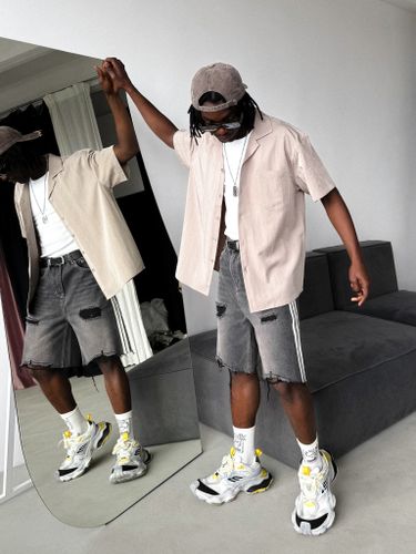 Рубашка мужская с коротким рукавом NOHO