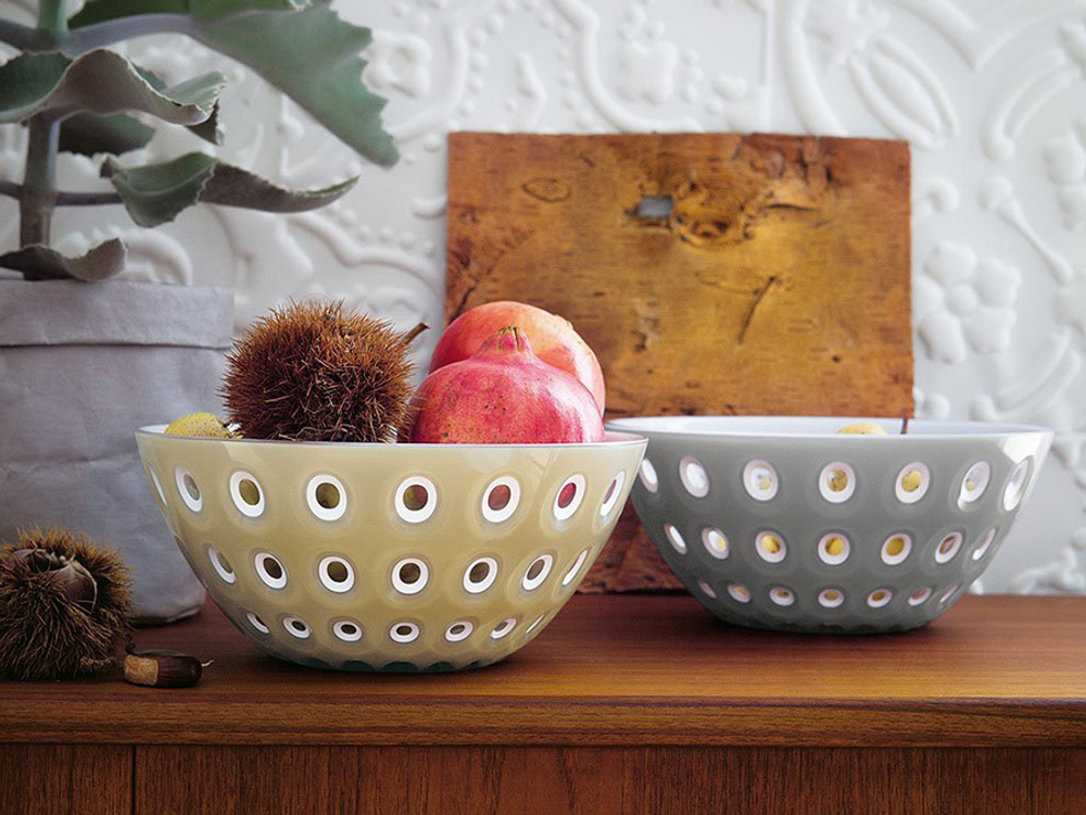 Салатница Le Murrine 25 см красная Guzzini