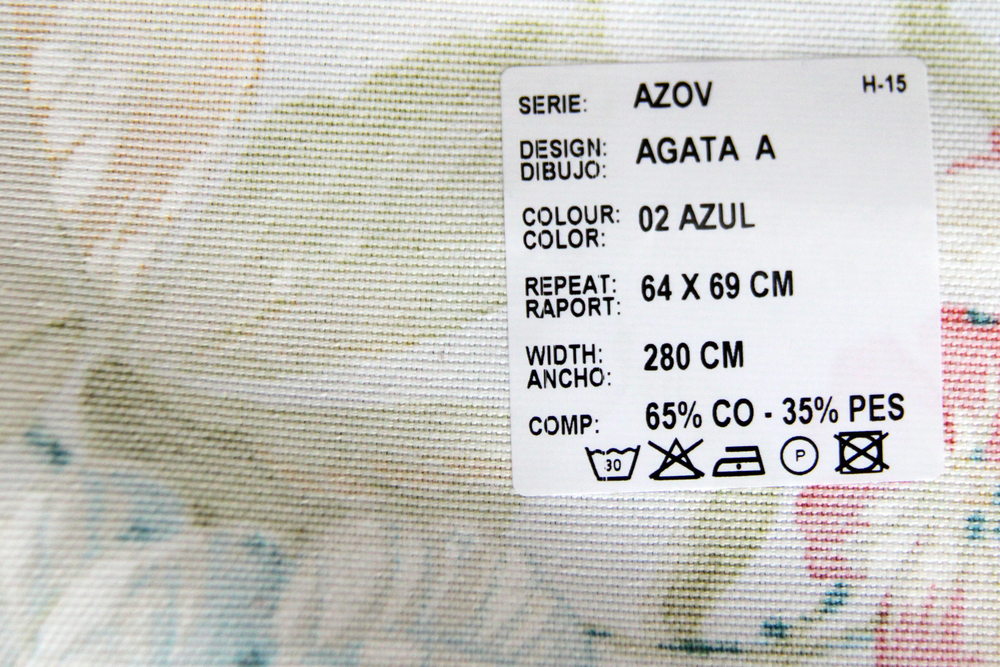 Рогожка Cotonelo Agata (Котонело Агата) A 02 Azul