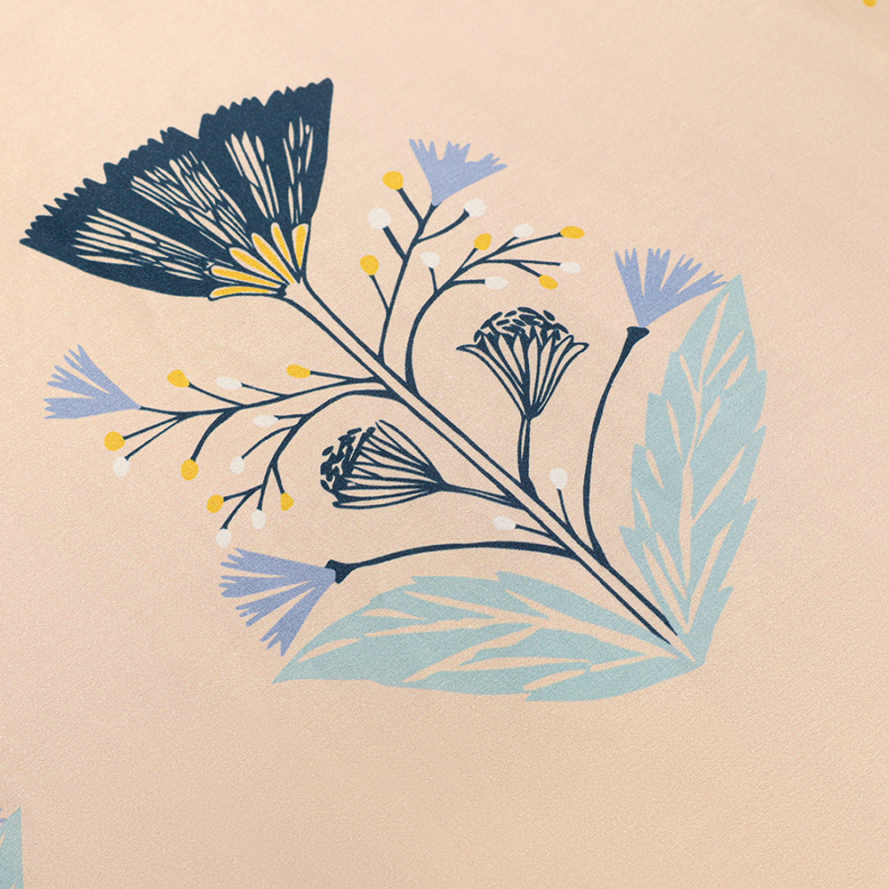 Набор наволочек "Летний цветок" из премиального сатина из коллекции russian north, 70х70 см