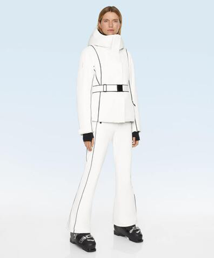 Oysho Водонепроницаемая куртка Primaloft® SKI с окантовкой, белый