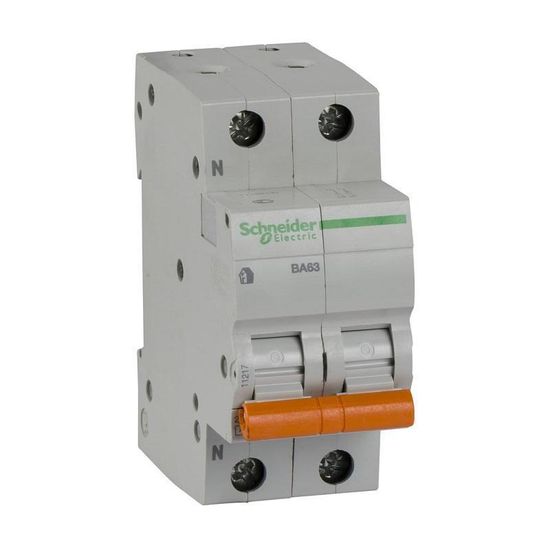 Выключатель автоматический Schneider ВА63 С 2Р 4.5кА