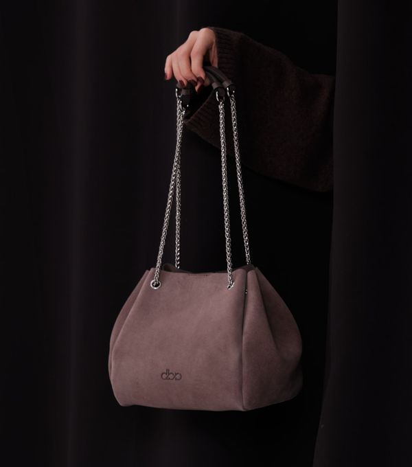 Замшевая сумка Bella DBR 31202 капучино