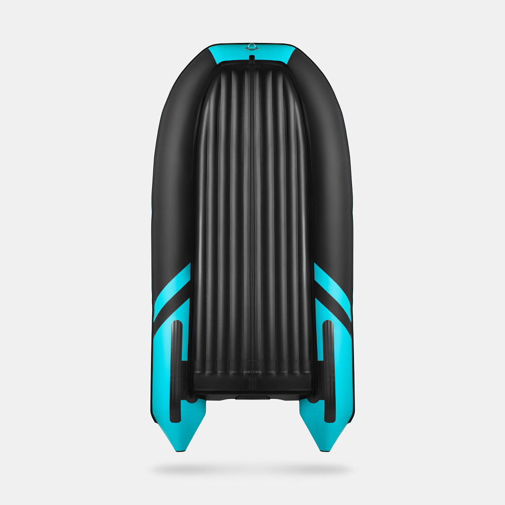 Надувная лодка GLADIATOR E330S черно-бирюзовый