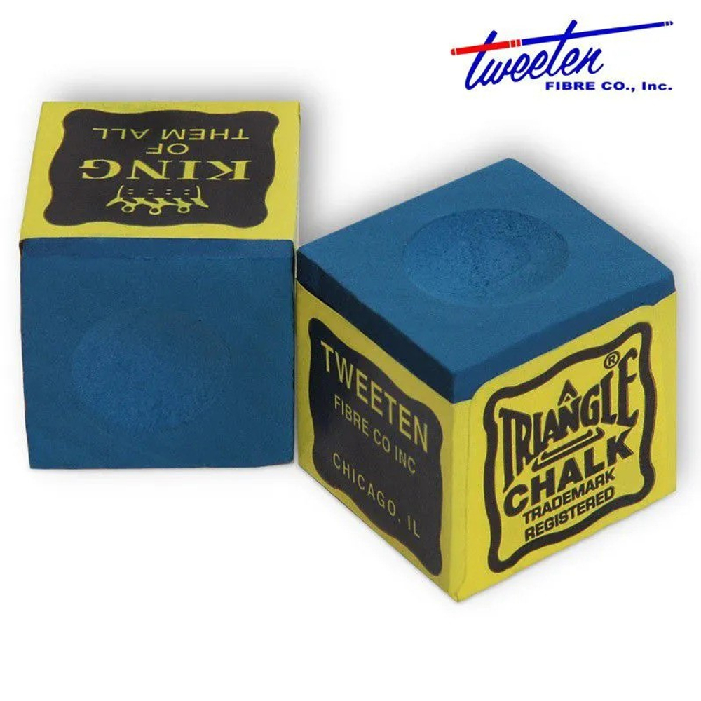 Мел бильярдный "Triangle" Blue 1шт.