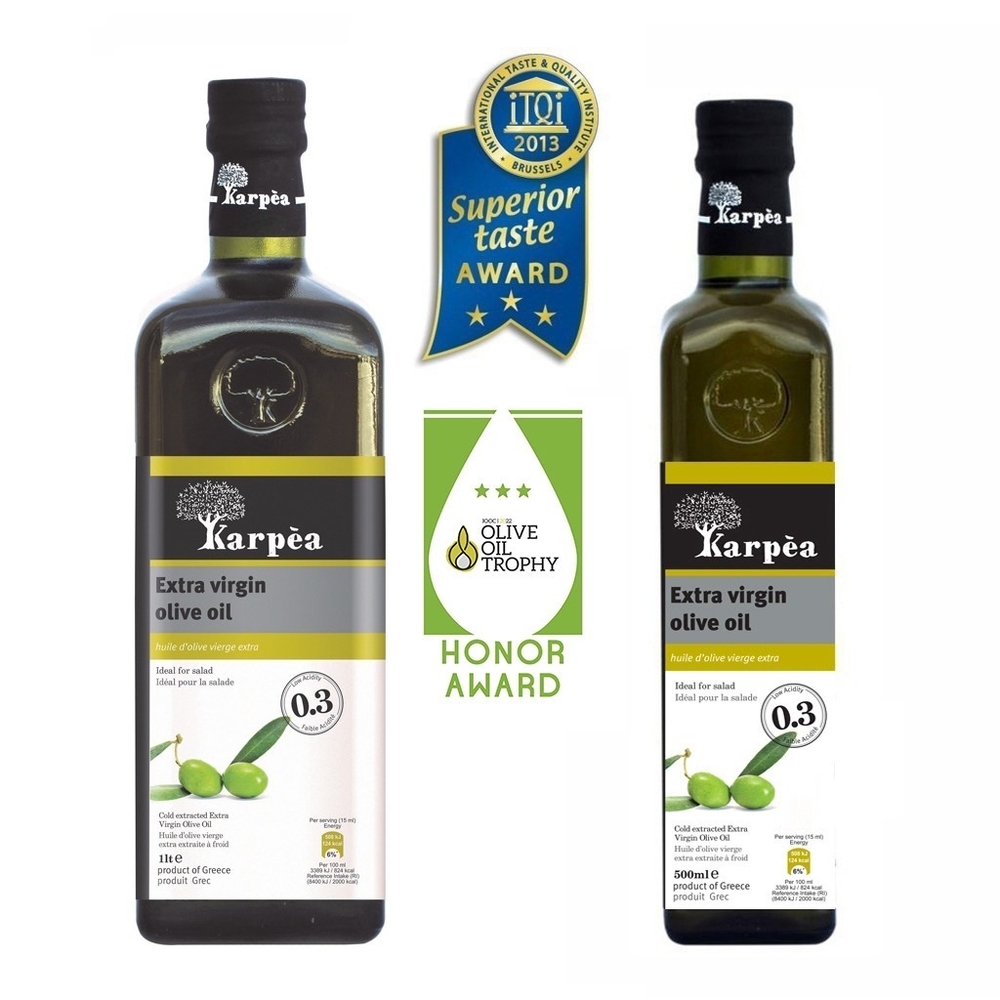Оливковое масло Karpea 0.3 Extra Virgin 1 л, Греция