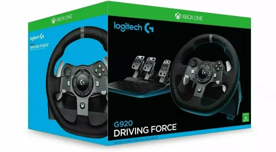 Комплект Logitech G G920 Driving Force, черный