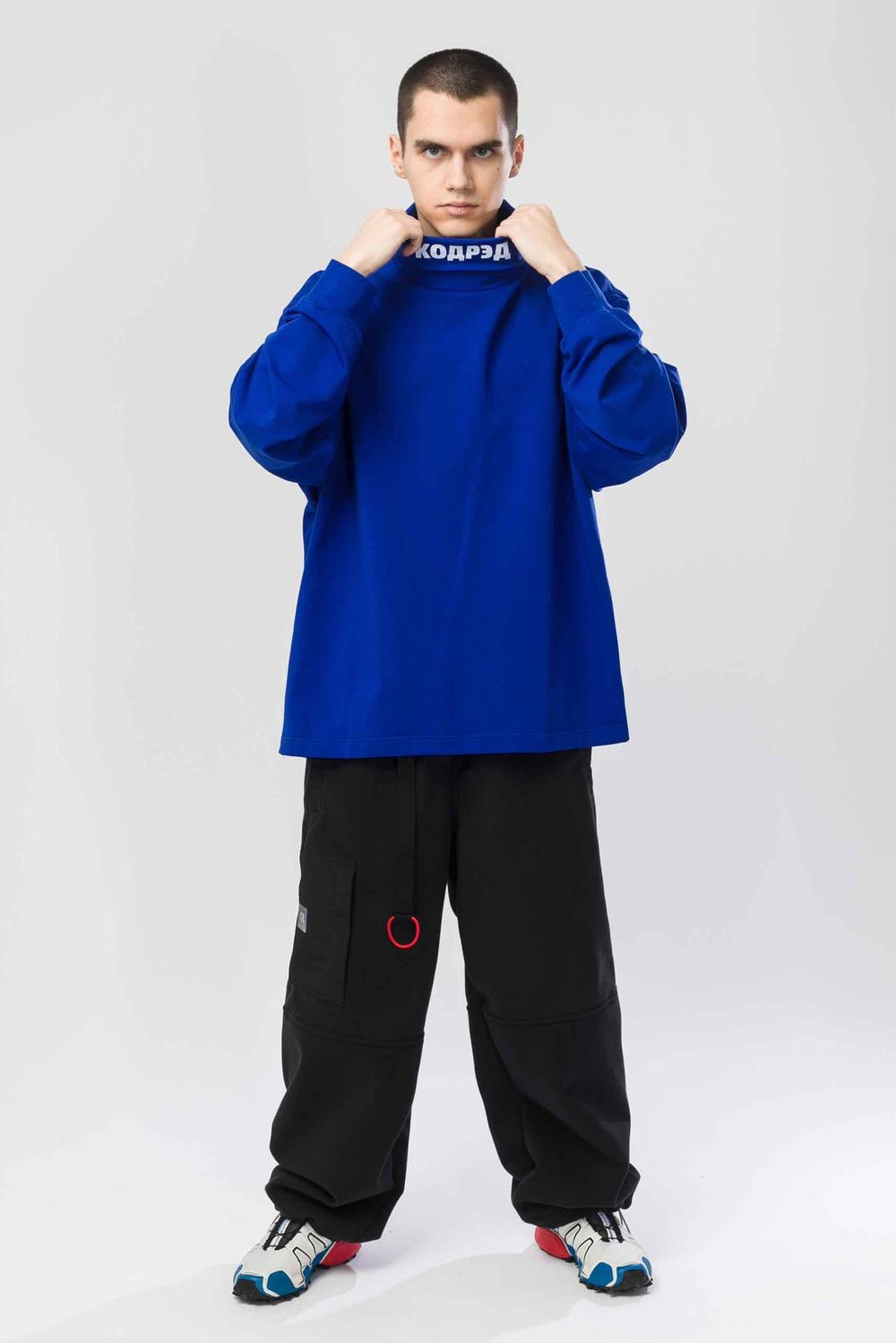 Купить Водолазка Codered оверсайз Rollneck Wide Coderedneck василек Водолазка Codered оверсайз Rollneck Wide Coderedneck василек