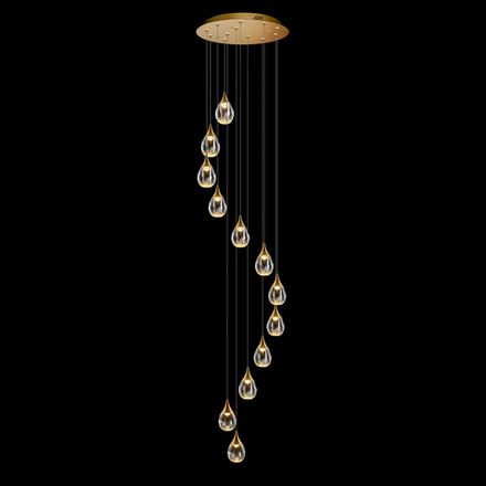 Подвесной светильник MD24001004-12A gold/clear