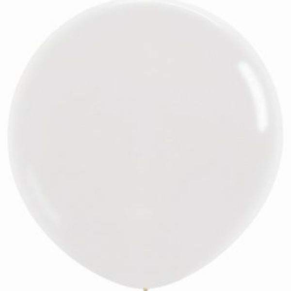 Латексный шар Гигант Кристалл Прозрачный