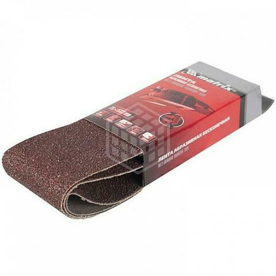 Лента шлифовальная бесконечная P60 75 х 533 мм 3 шт Matrix 74282