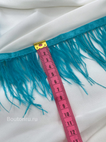 Перо цвета светлое зеленое море (бирюзовый)