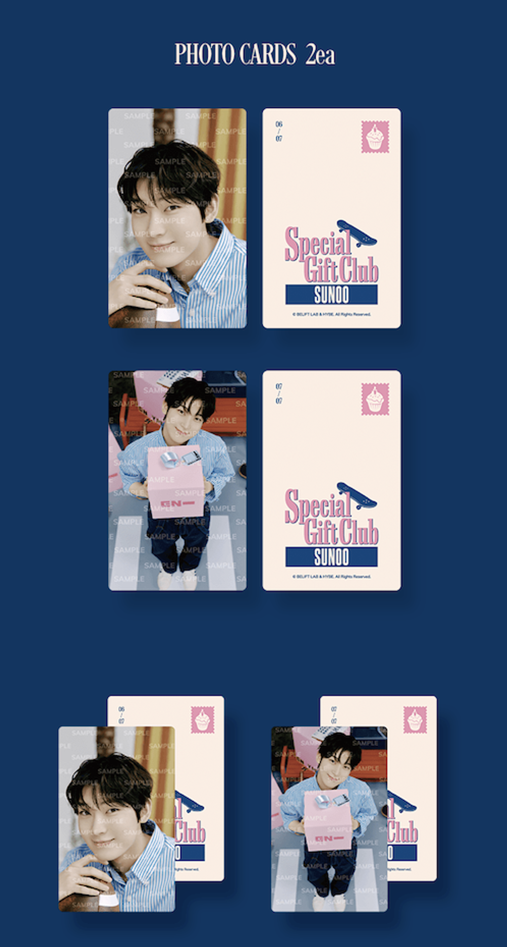 Набор биндер + фотокарты [SUNOO] PHOTO CARD HOLDER