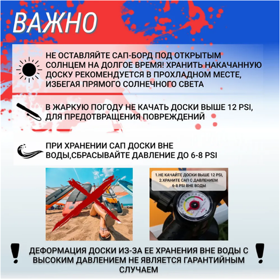 Сапборд Funwater Green Turtle 320 см