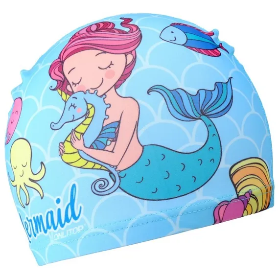 Набор детский «Русалка»: шапочка+очки для плавания, мешок