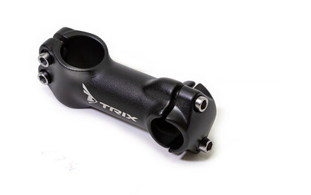 Вынос руля TRIX, алюминиевый кованый, MTB, для безрезьбовой вилки 1-1/8", под руль 25,4мм, двухболт.