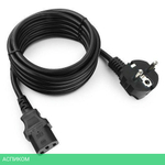 Кабель питания Cablexpert PC-186-VDE-1M черный