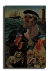 Репродукция "Отто Дикс - Моряк"