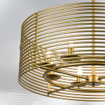 728083 Люстра ZETA 8х40W E14 ЗОЛОТО