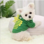 Кофта - толстовка с капюшоном для собак мелких пород «МОДНЫЙ БРО», динозаврик, размер L (50*35*26см) Ultramarine