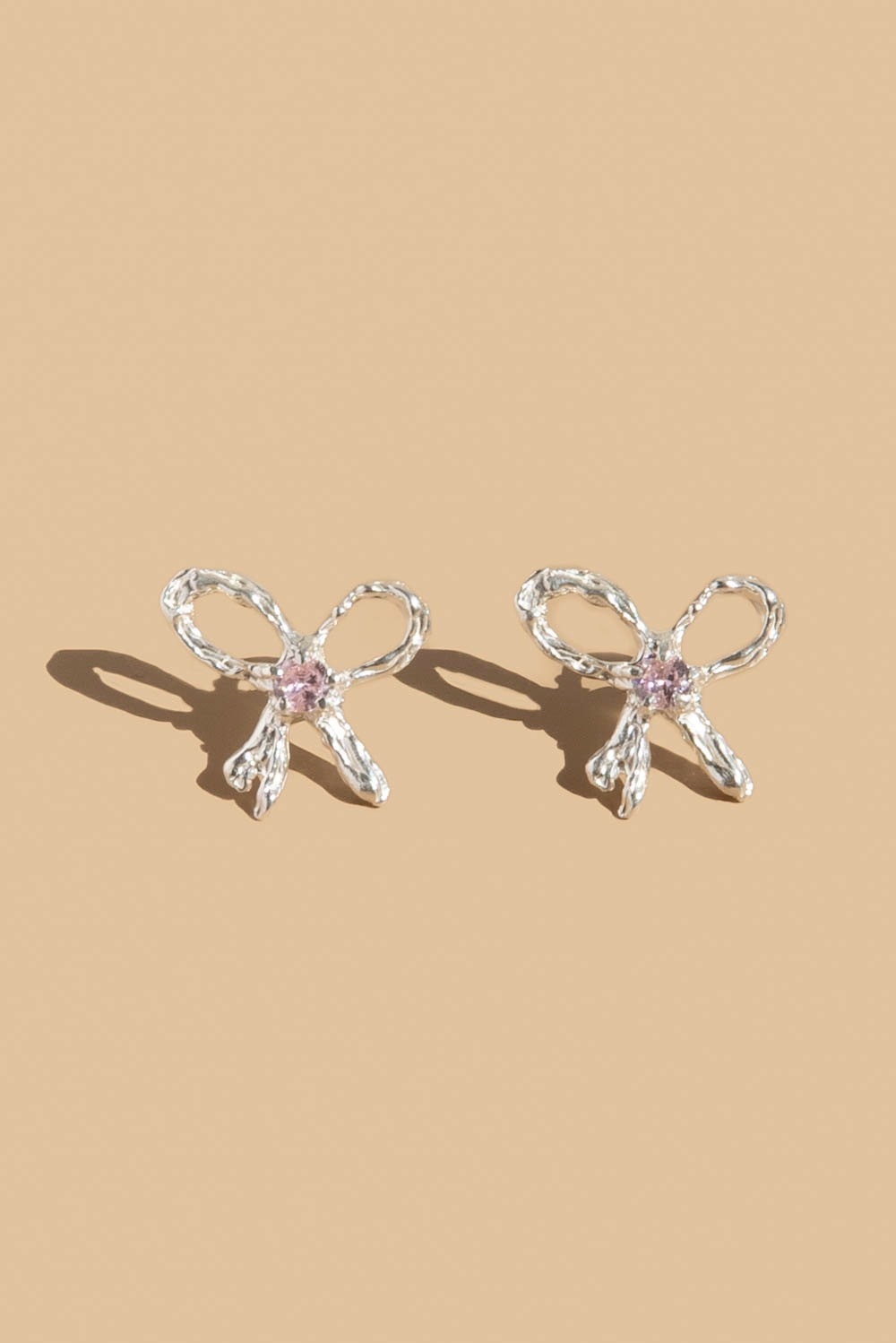Серьги PINK RIBBON EARRINGS
