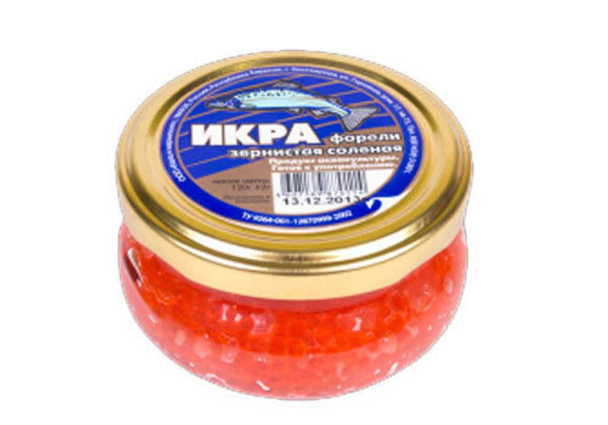 Икра форели зернистая, 250г