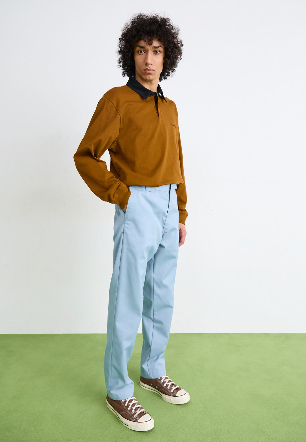 Carhartt WIP Тканевые брюки - Голубой