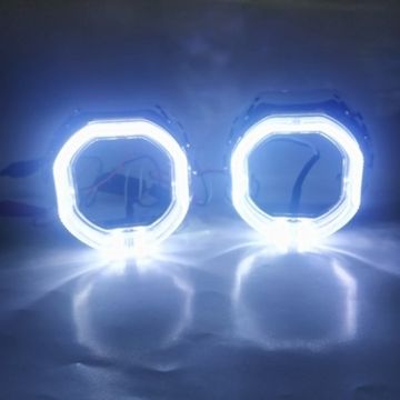 Маска для линзы 2,5′ Квадратная с LED (COB) подсветкой по всему периметру 029