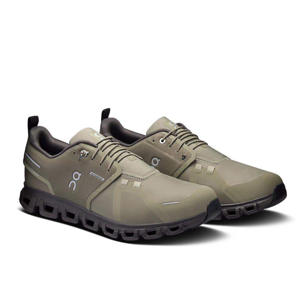 Кроссовки для бега On Cloud 6 Waterproof - Olive | Espresso