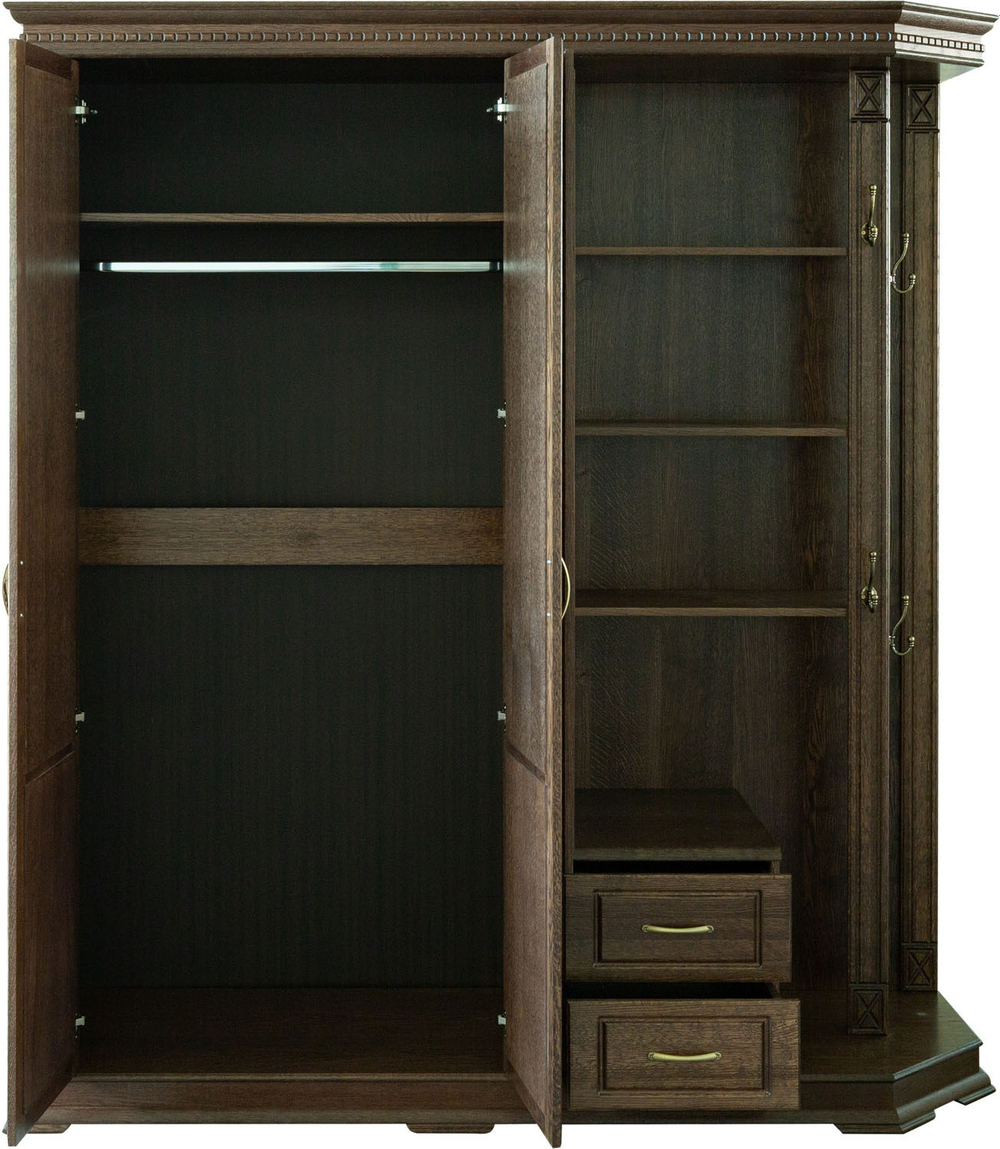 Шкаф комбинированный для прихожей «Верди Люкс» П3.487.3.31 (П433.01-01)