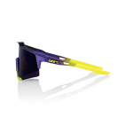 Спортивные очки с диоптриями 100% SPEEDCRAFT - Matte Metallic Digital Brights - Dark Purple Lens - OS